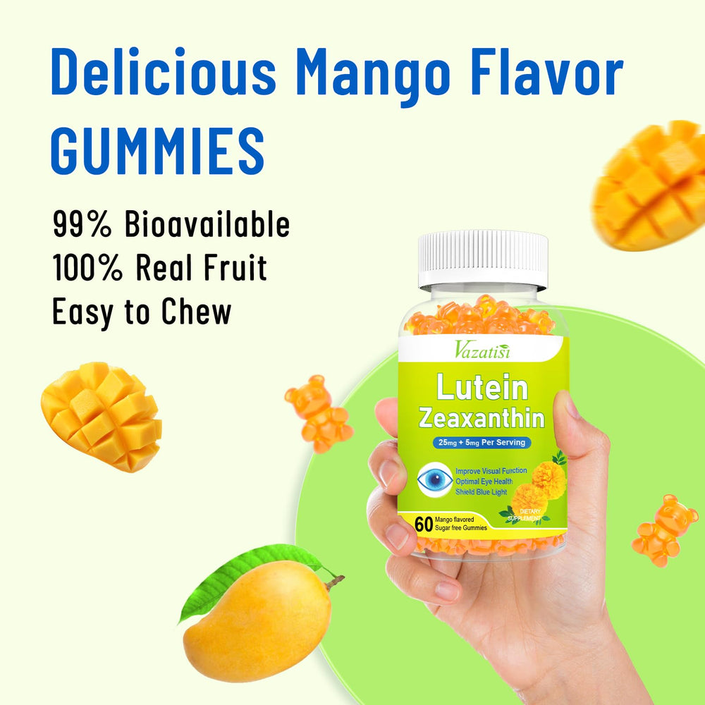 Vazatisi vegan sugar-free gummies shown, suitable for dietary preferences