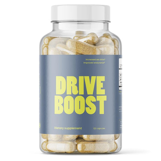 VB Health Drive Boost bottle front shows the product design for daily support.