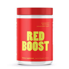 VB Health Red Boost bottle with 30 servings for convenient daily wellness.