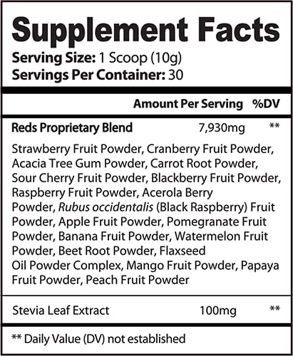 VB Health Red Boost lab-tested label signals third-party quality assurance.