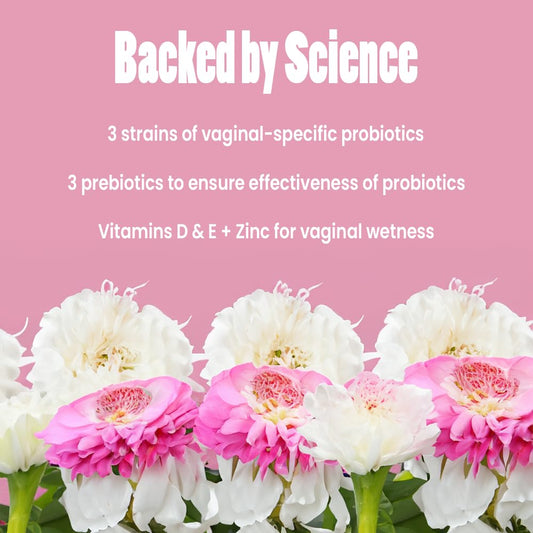 VB Health Soaking Wet packaging box highlighting vaginal health-focused probiotic blend