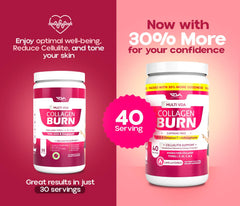 VDA Supplements collagen jar on kitchen counter for easy daily habit.