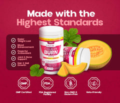VDA Supplements ready-to-shake smoothie with collagen powder on glass.