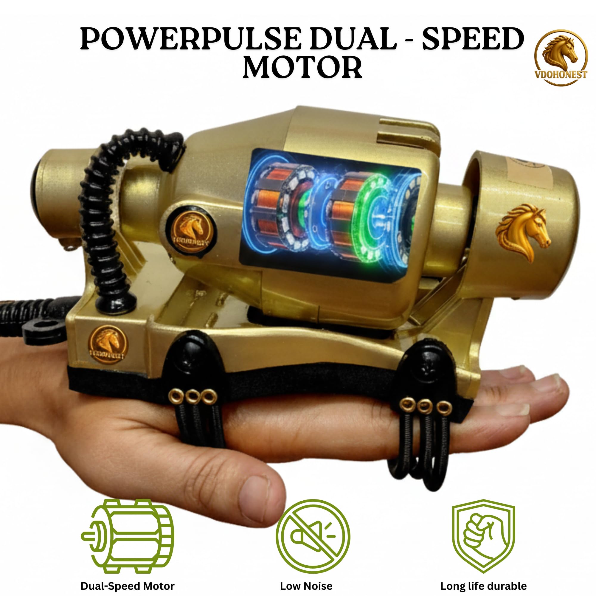 VDOHONEST corded massager powered by 110V US plug for consistent sessions