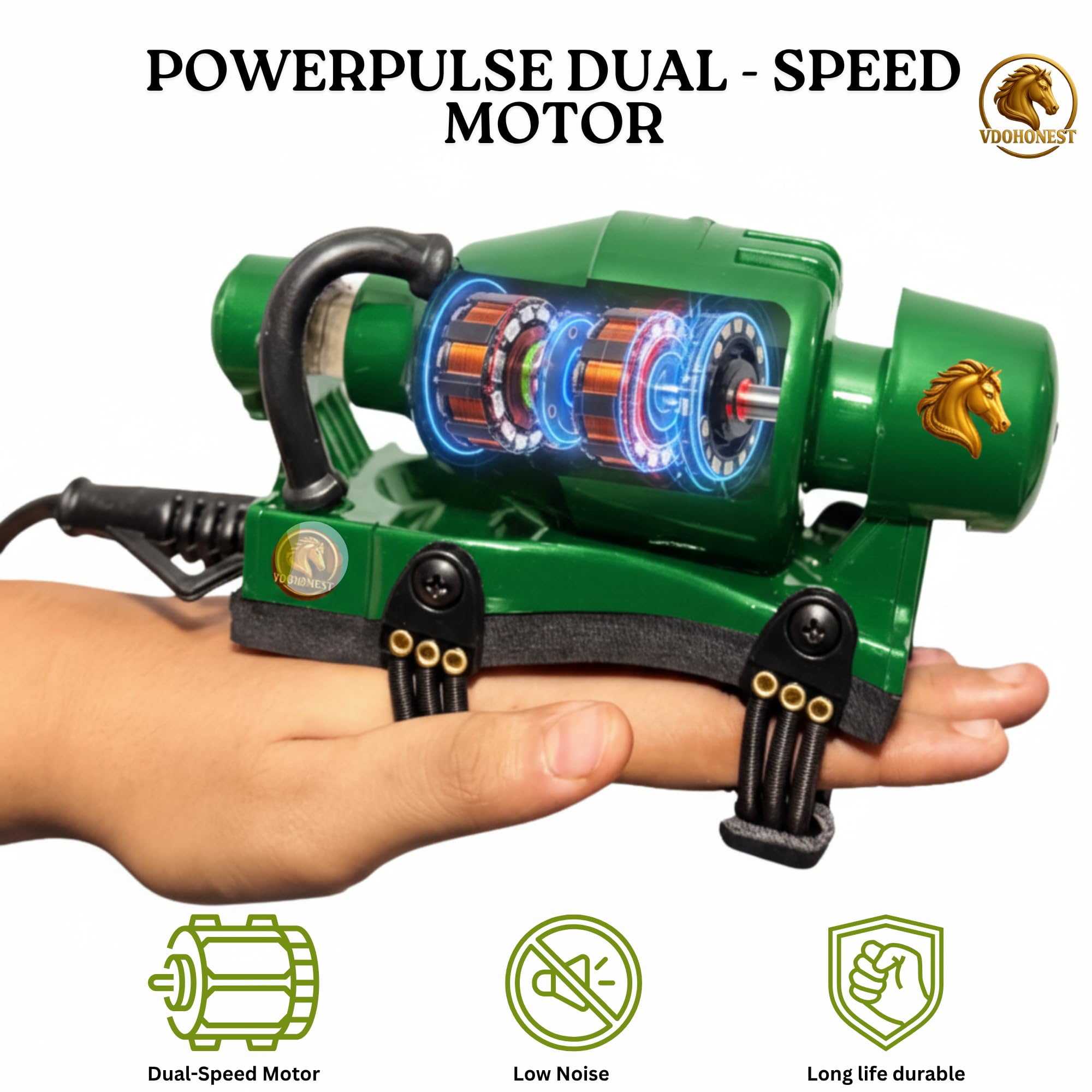 VDOHONEST 110V US plug ensures ready-to-use performance wherever you plug in.