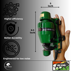 VDOHONEST massage attachments customize coverage for wide or focused areas.