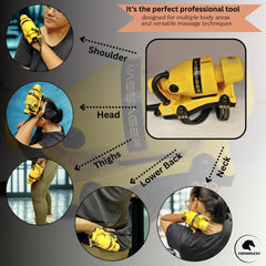 VDOHONEST floating head action provides adaptive comfort over sore areas.