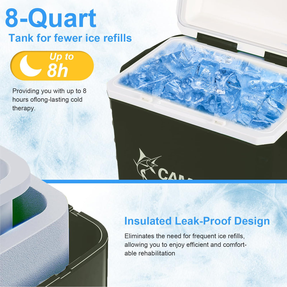 Veanvoky collapsible insulation tank preserves cold temperature.
