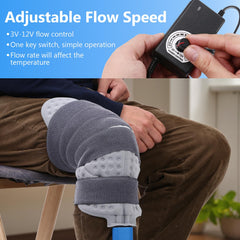 Veanvoky flexible cold therapy pad distributes ice water evenly.