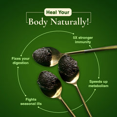 VEDA Premium Chyawanprash spoon-dip showing convenient daily use for energy.