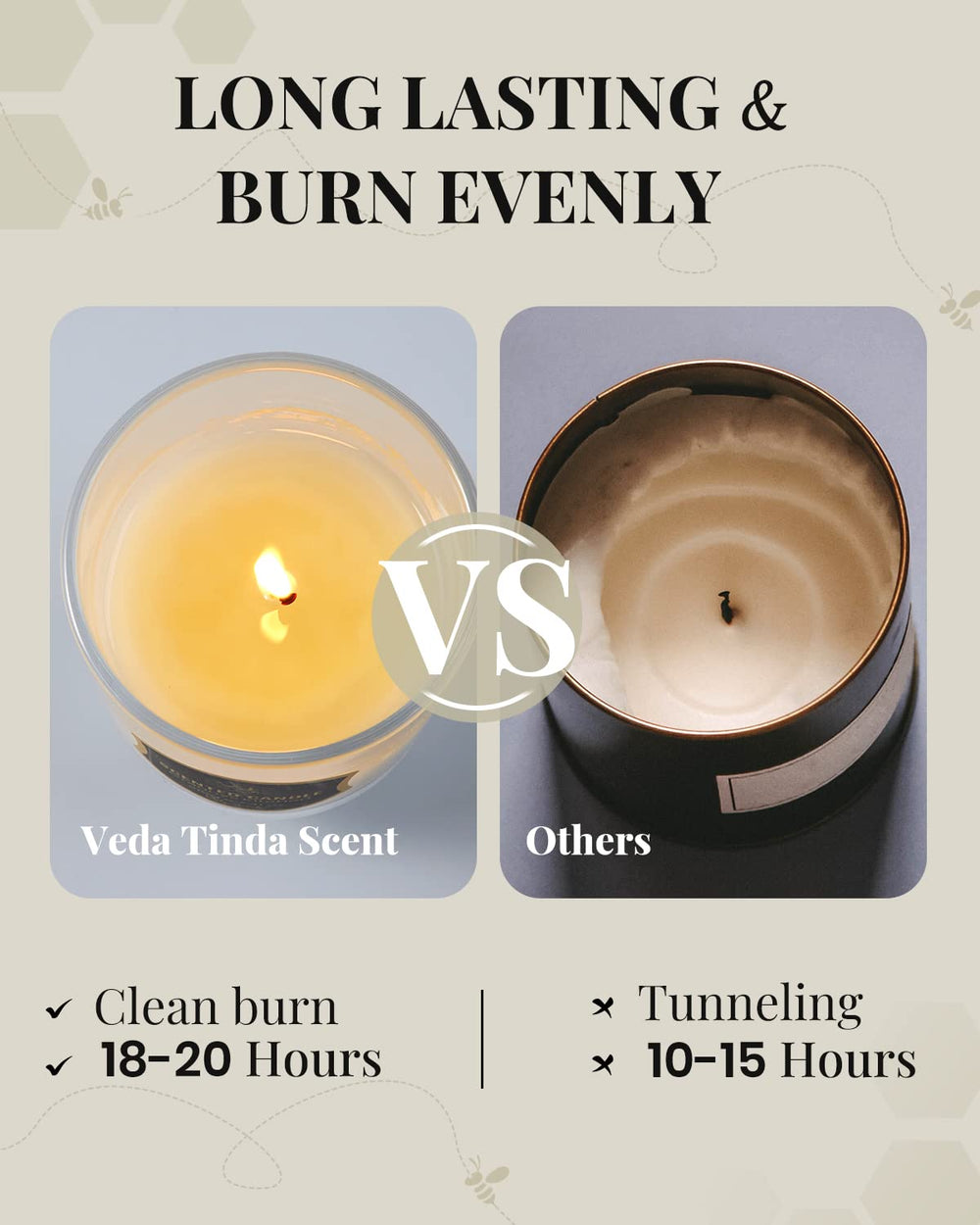 Veda Tinda Scent fragrance notes ebony-bergamot create an inviting mood.