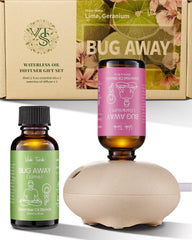 VEDA TINDA SCENT geranium oil bottle ready for home use with calming aroma