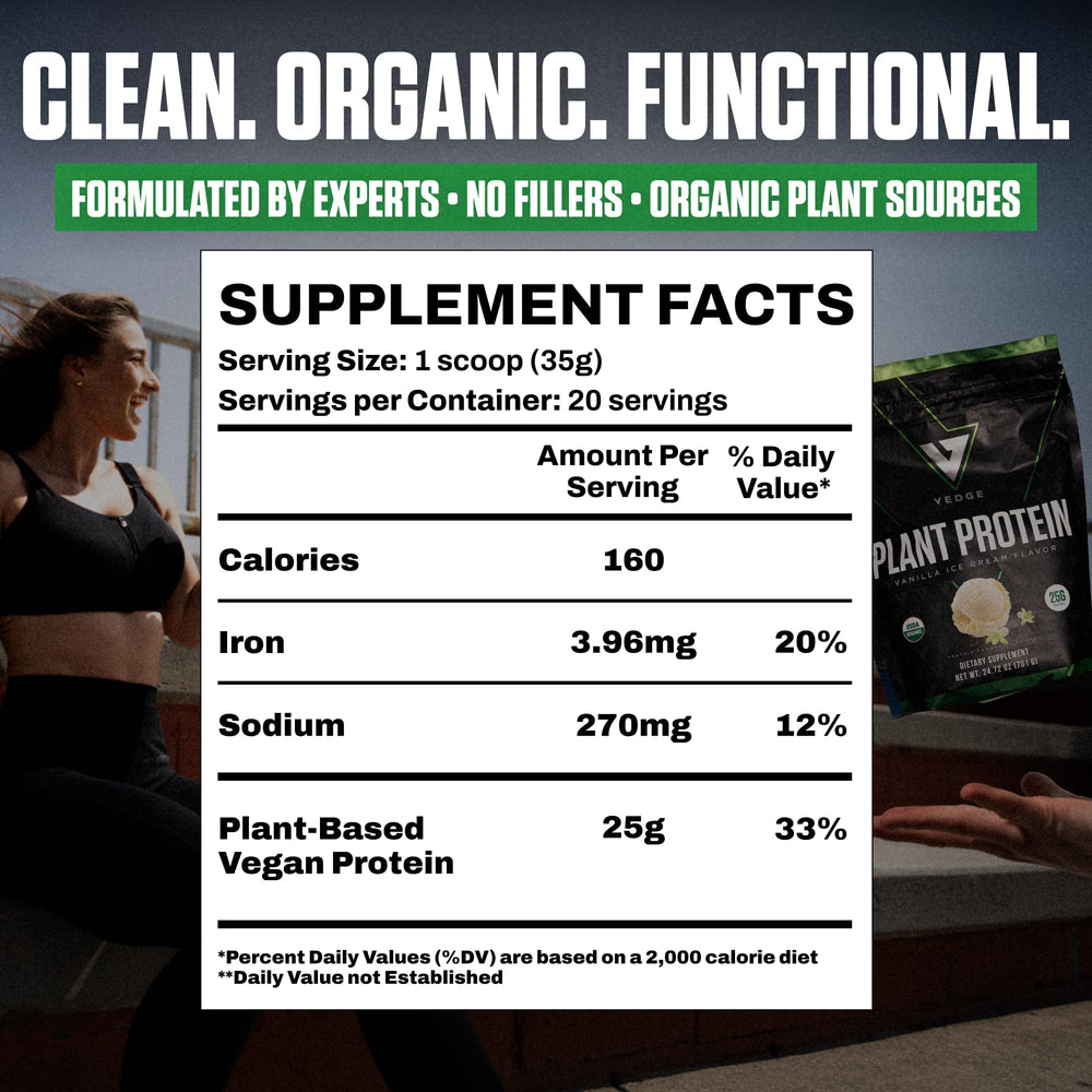 VEDGE plant protein ingredients pea pumpkin sunflower complete amino acids balance