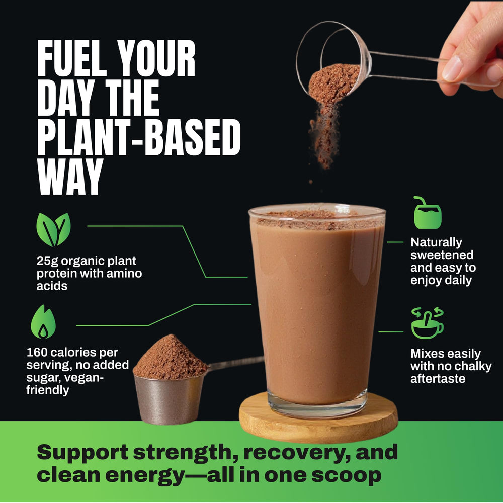 VEDGE shaker with peanut butter cup shake ready for post-workout refreshment