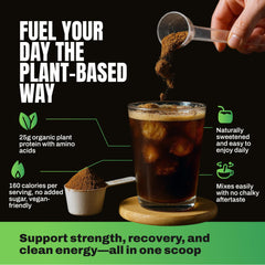 VEDGE pea-pumpkin-sunflower blend powder, clean plant protein for smoothies