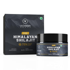 VedVision Shilajit Resin pack shot highlighting purity and mineral richness