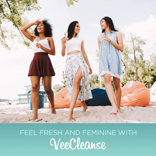 VeeFresh VeeCleanse applicator demonstrates discreet, precise insertion.