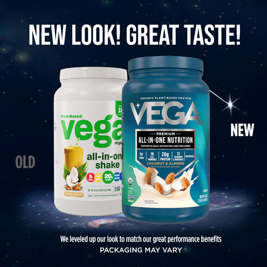 Vega All-In-One Organic Chocolate bottle for post-workout recovery and flavor