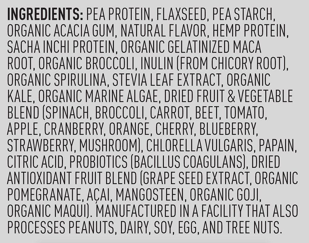 Vega One shake pour demonstrates smooth texture for a quick meal.