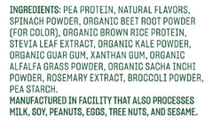 Vega Protein and Greens Berry shake glass showing a smooth vegan protein boost