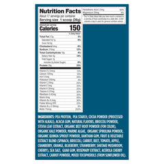 Vega chocolate protein powder shown for smooth, dairy-free shakes.