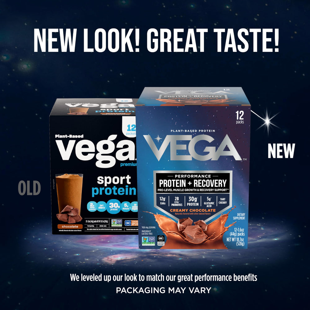 Scoop image shows the convenient 1.6oz sachet for on-the-go fueling.