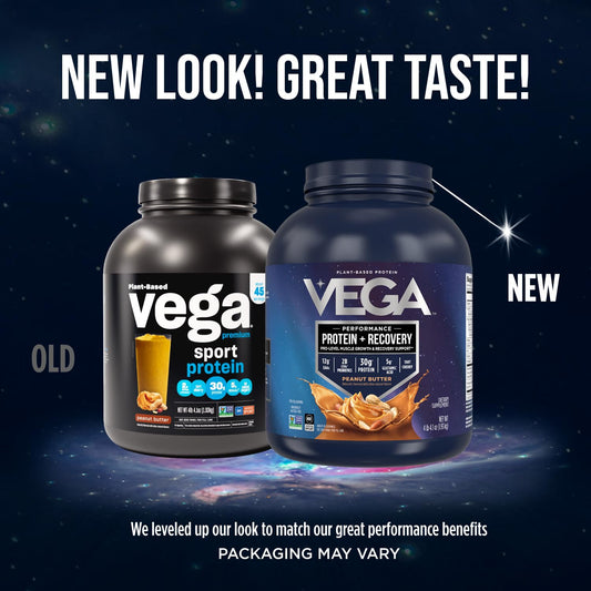 Vega Sport Mocha scoop resting on powder for accurate serving
