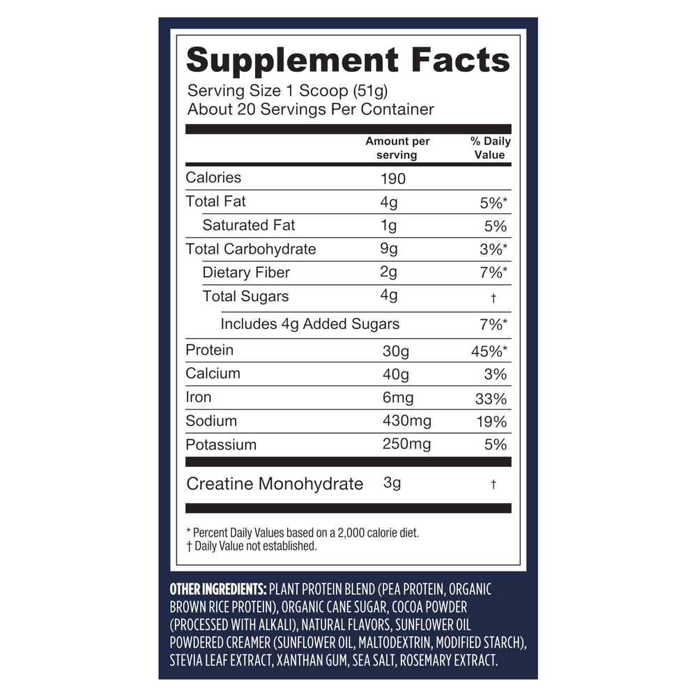 Vega vegan pea protein powder showcases plant-based protein for recovery.