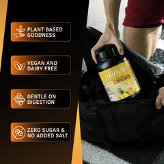 Natural pea electrolytes in VEGAIN PRO-SURGE support post-workout hydration.