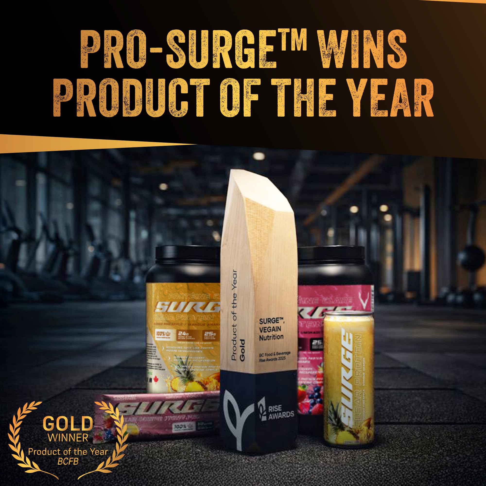 After-workout VEGAIN PRO-SURGE refresh with a light energy lift.