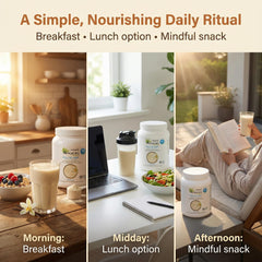Vegansmart Naturade All-in-One Shake packaging showcases a clean, plant-based label