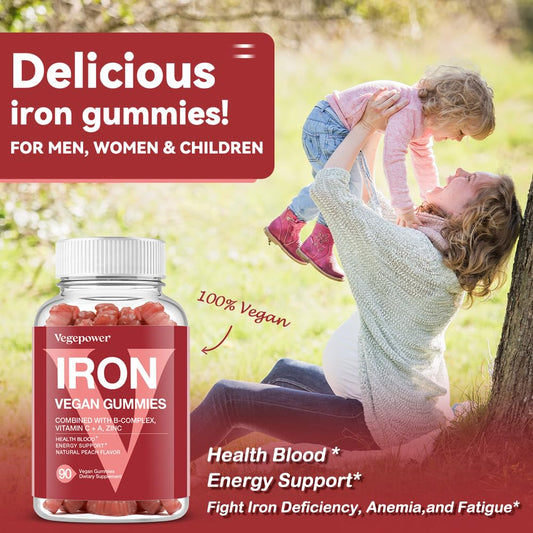 VEGEPOWER ingredients listing vitamin C and minerals for absorption