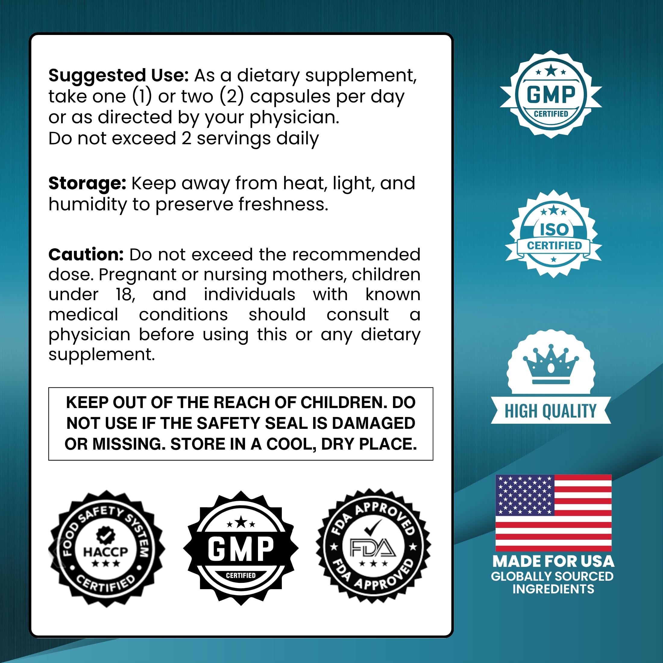 VegHerbs RetinaClear Pro daily-use tray suggests simple, consistent eye health habit.