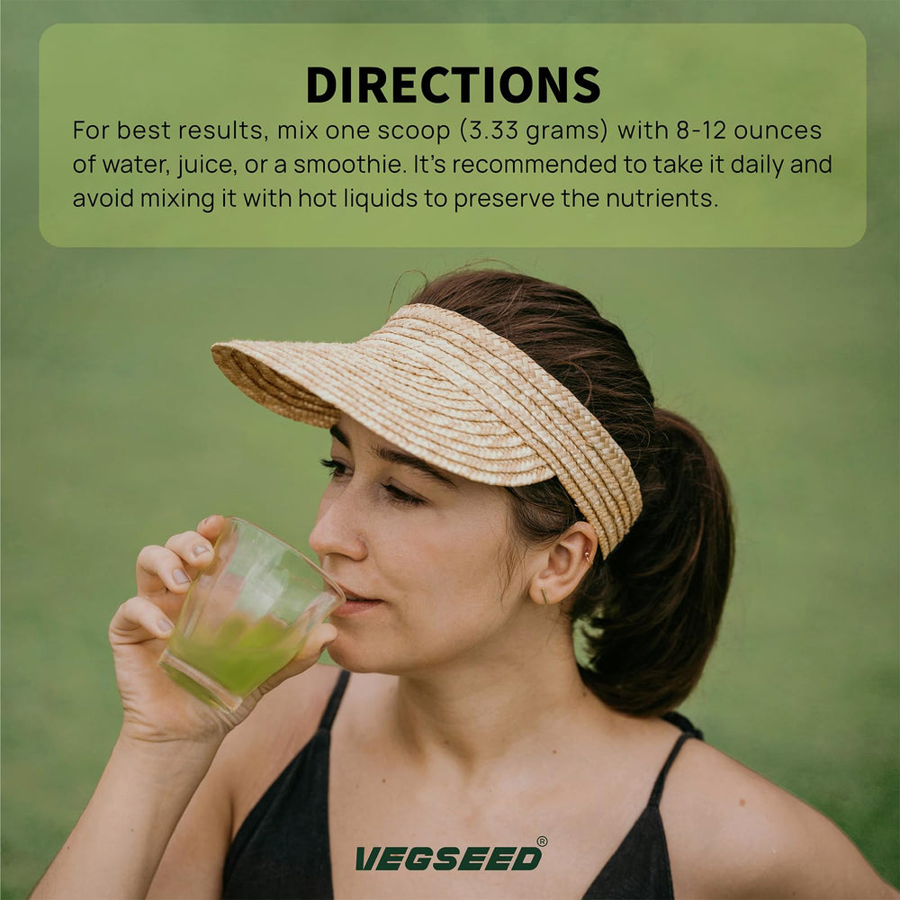 Vegseed Immunity Greens tin highlights clean, allergen-friendly formulation