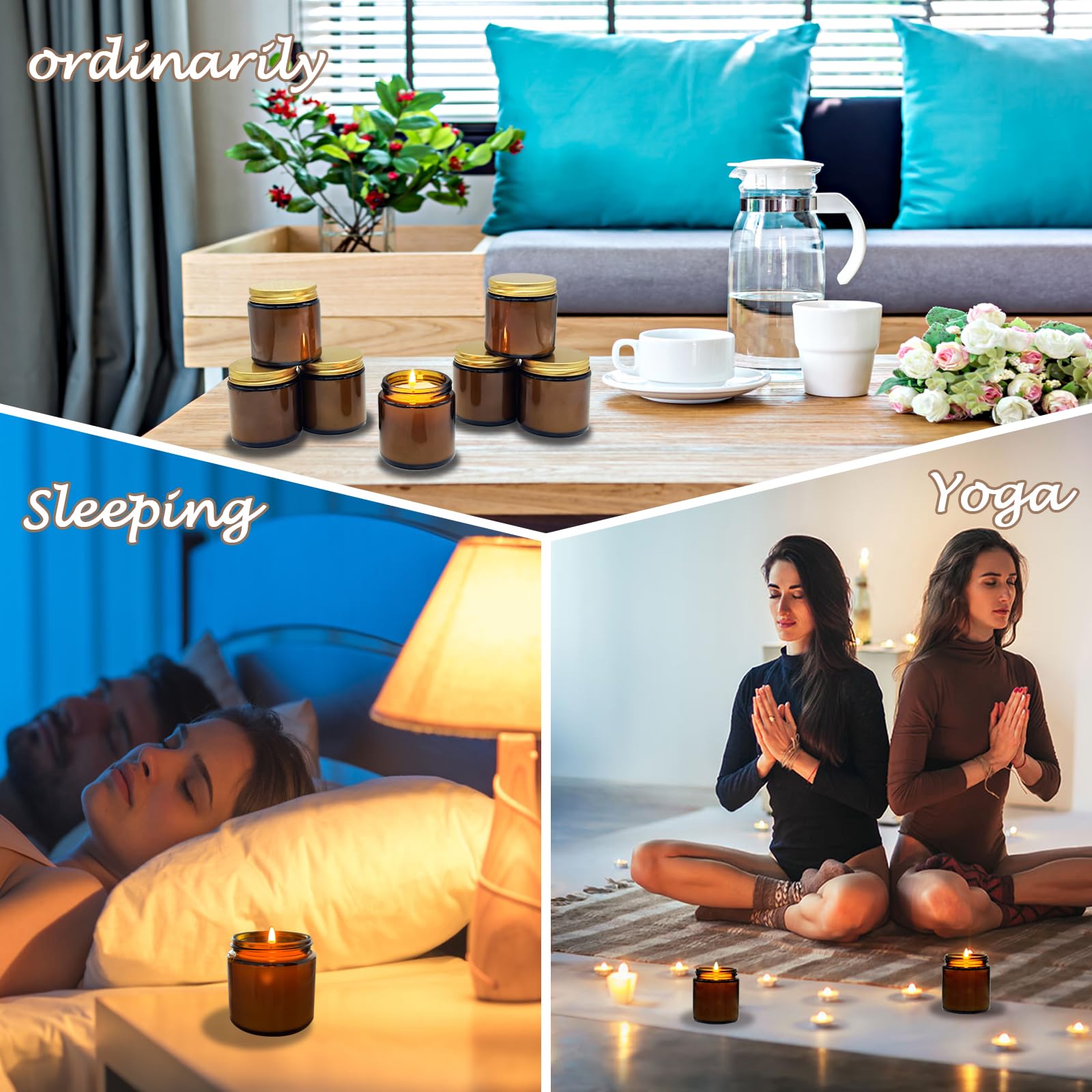 Veiuwa coffee-scented candles brighten retreats and spa nights
