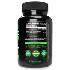 Véla Saw Palmetto capsule close-up highlighting no odor.