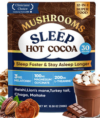 Venture Pal Mushroom Cocoa powder jar, convenient night-time sleep support blend for calm evenings.