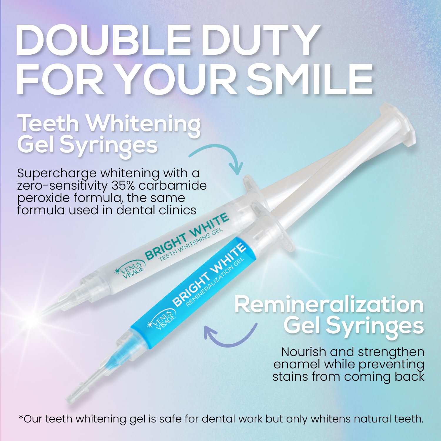 Venus Visage LED whitening device accelerates whitening with blue light.