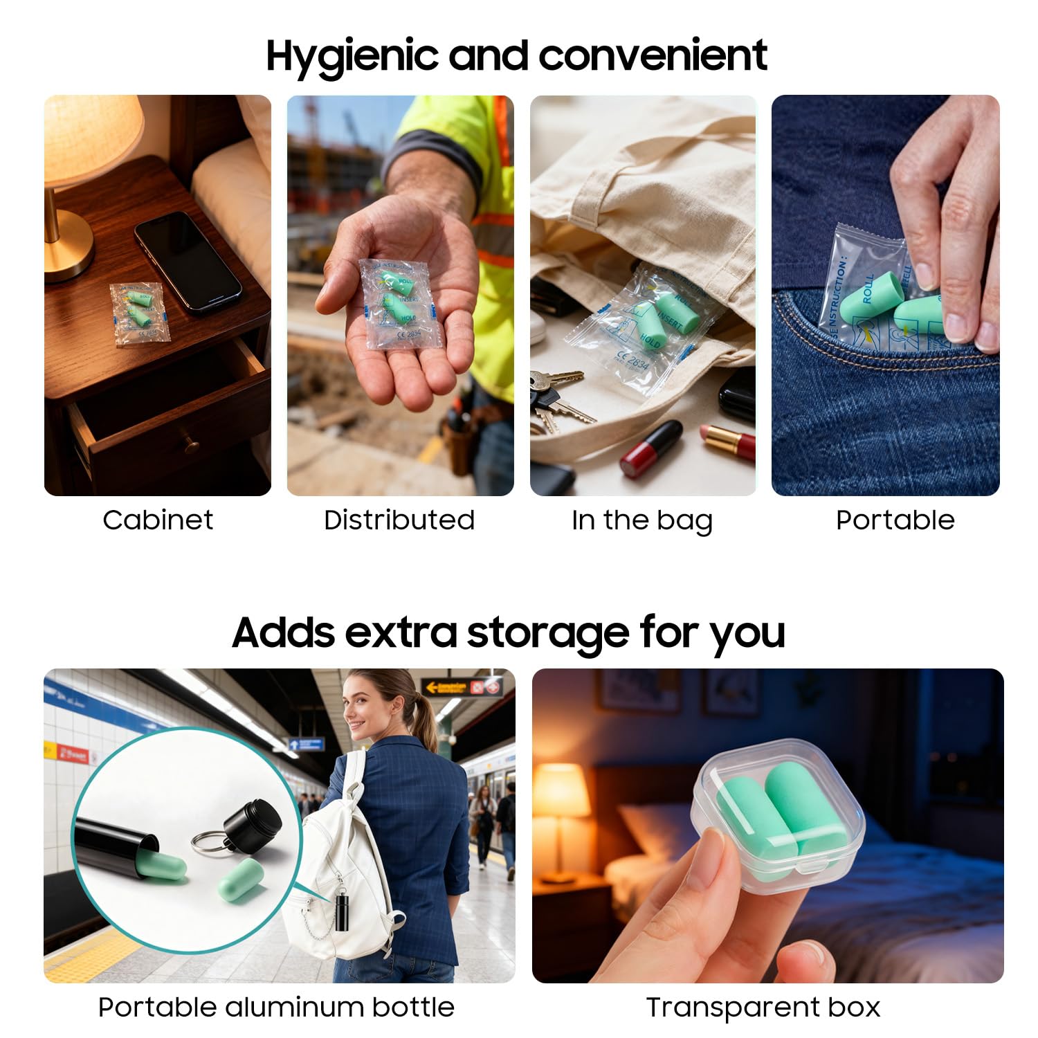 VeoryFly 32dB noise-reduction ear plugs suitable for noisy environments