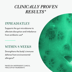 Veracity Metabolic Defense label detailing 7 strains and 20B cultures.