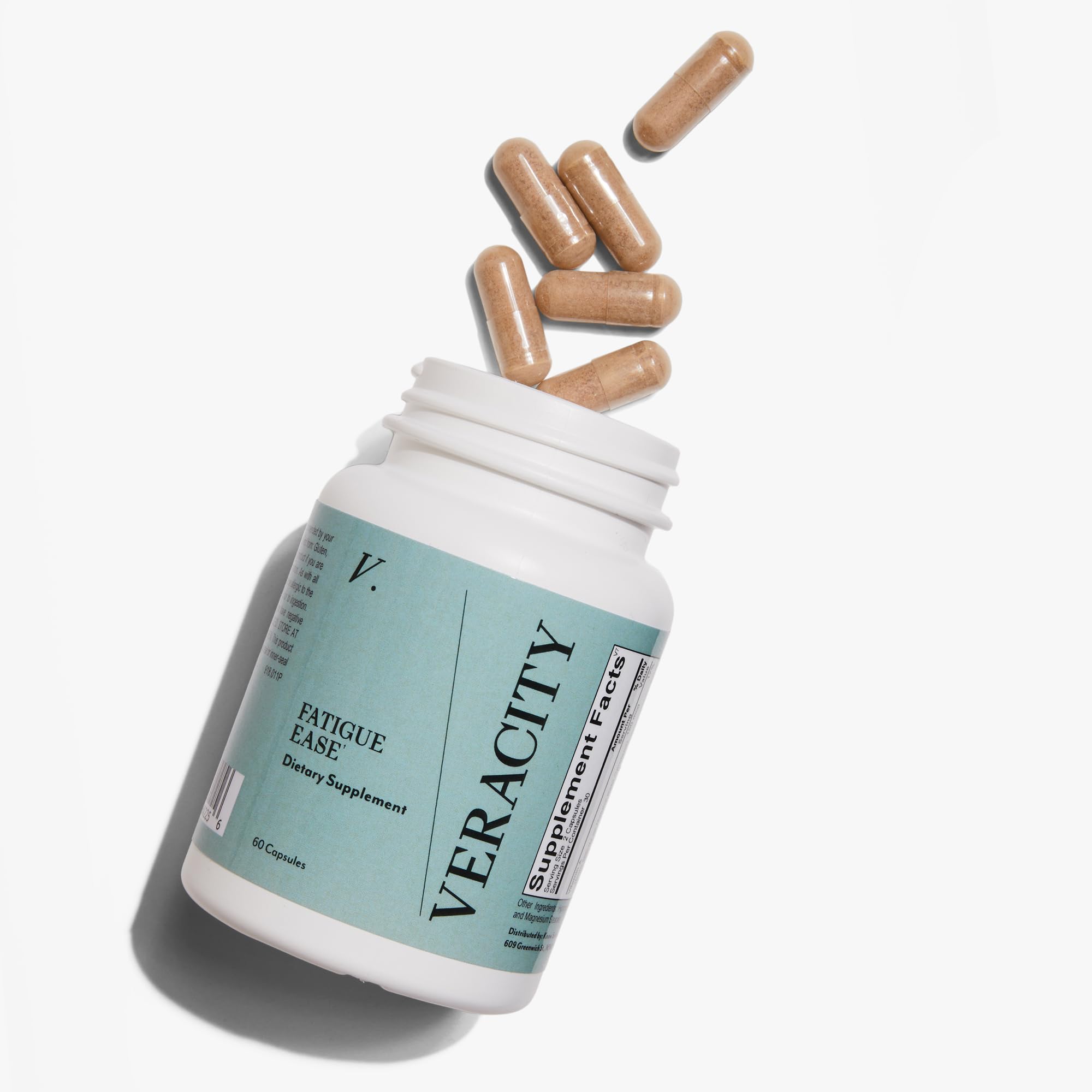Veracity SelfCare Fatigue Ease unboxing scene suggesting straightforward use
