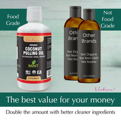 Verdana Organic Coconut Oil ingredient label underscores USDA Organic and non-GMO status.