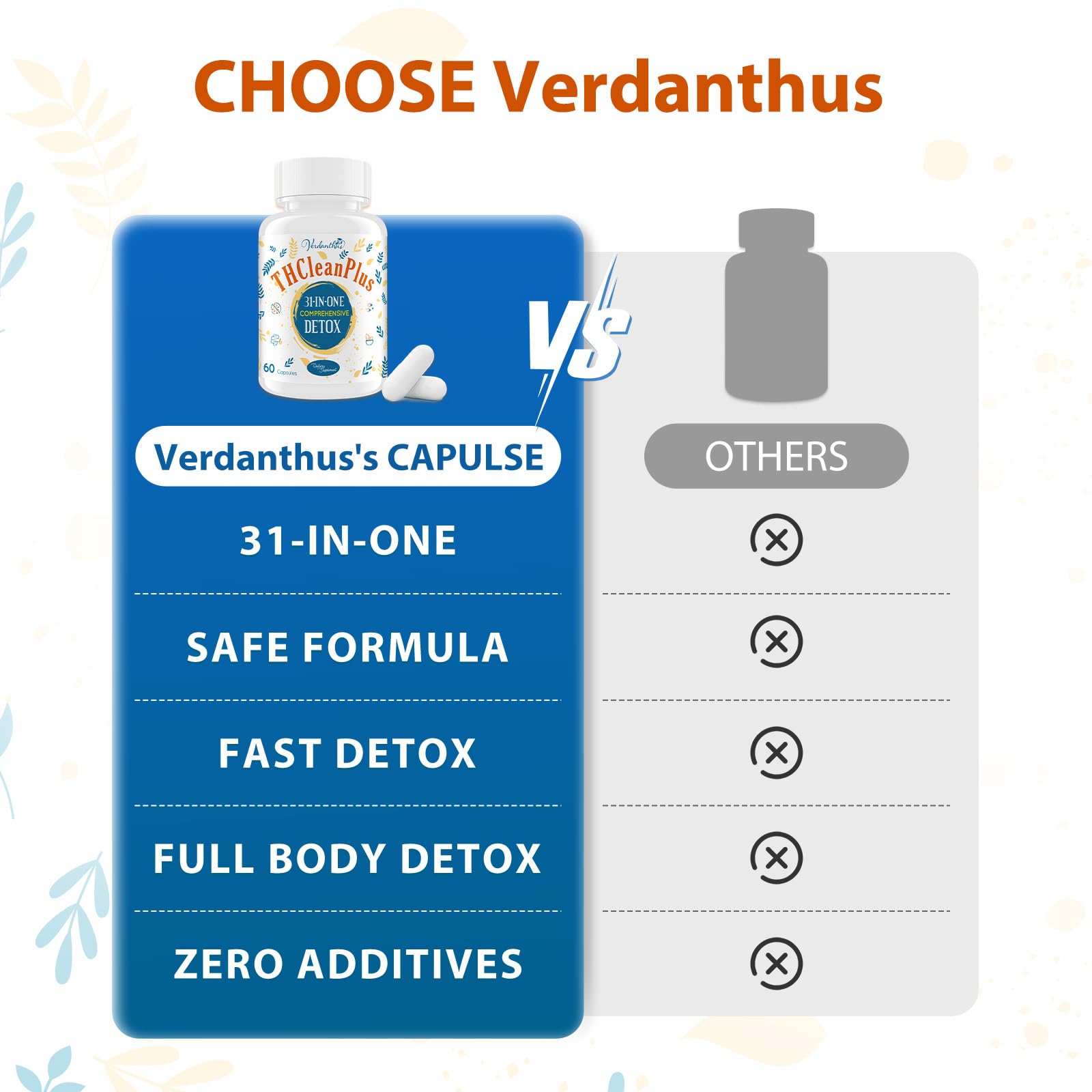 Verdanthus 31-in-1 Detox USA-made promise signaling trusted quality