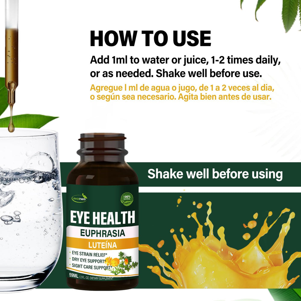 Verdeherb Eyebright Drops bottle cap keeps formula fresh.