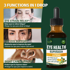 Verdeherb Eyebright Drops pour shows easy dosing for eye comfort.