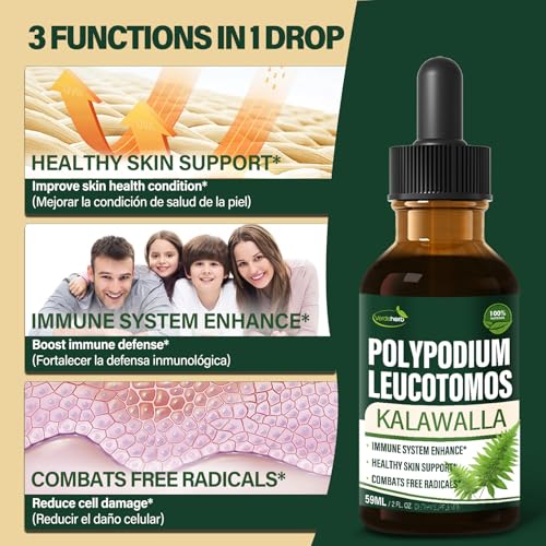 Verdeherb Polypodium leucotomos dropper highlights rapid absorption and convenience