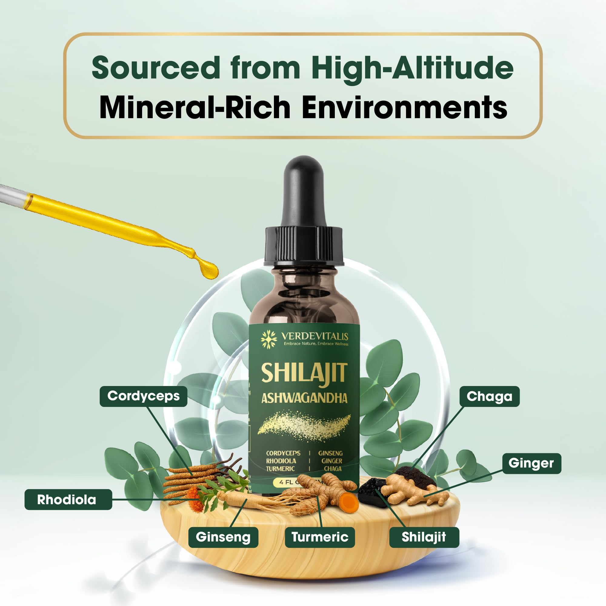 VERDEVITALIS label emphasizes 1000mg potency and clean formula.
