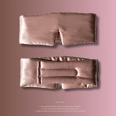 Verena Silk Eye Mask travel pouch keeps it travel-ready and clean