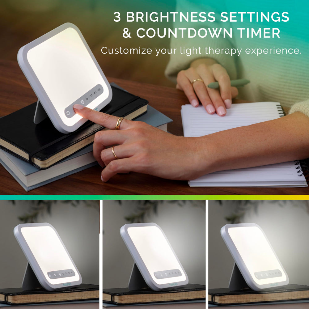 Verilux HappyLight Mini delivers 10,000 lux for home or office use