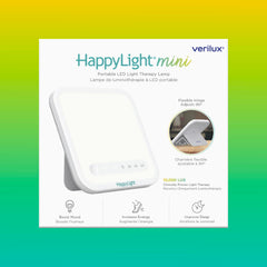Verilux HappyLight Mini travel-ready with compact portable glow
